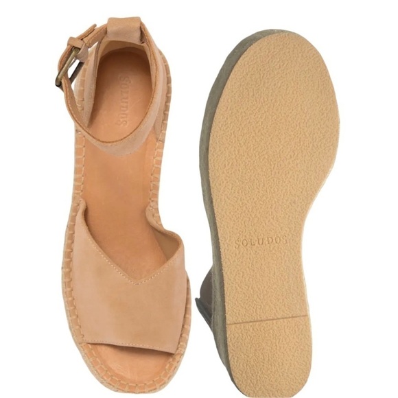 New SOLUDOS Positano Platform Wedge Espadrille Sandal NWOB Women’s Size 9 - Picture 3 of 6